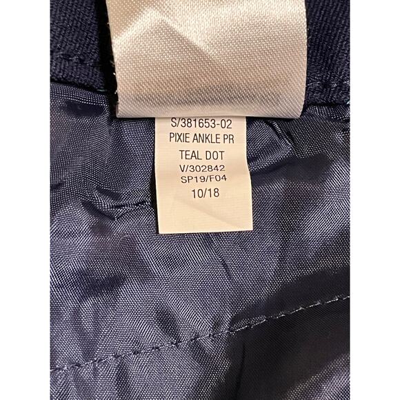 Old Navy Pixie Skinny Pants Women’s size 8 blue polka dot Stretch Office Career - Picture 7 of 7